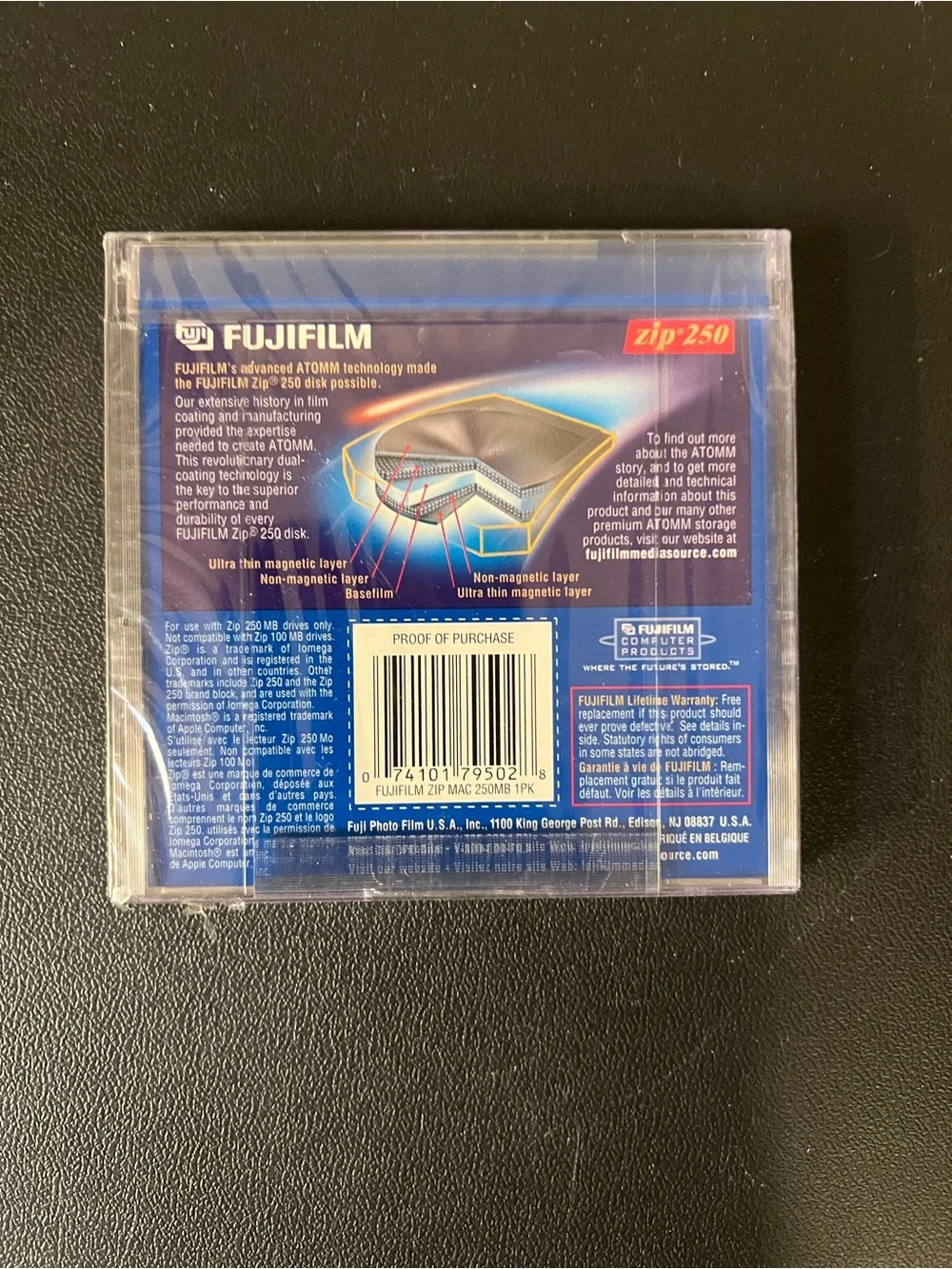 Fujifilm: Zip250 - 250 MB Disk - MAC Formatted New Sealed